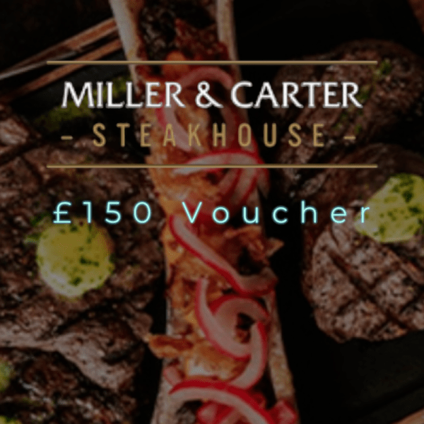 £150 Miller AND Carter Steakhouse Gift Voucher