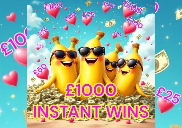 BE MY VALENTINE OVER £1000 INSTANT WINS FOR 29P