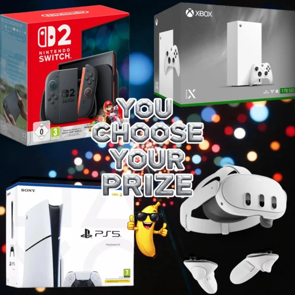 ULTIMATE GAMER. Choose your prize