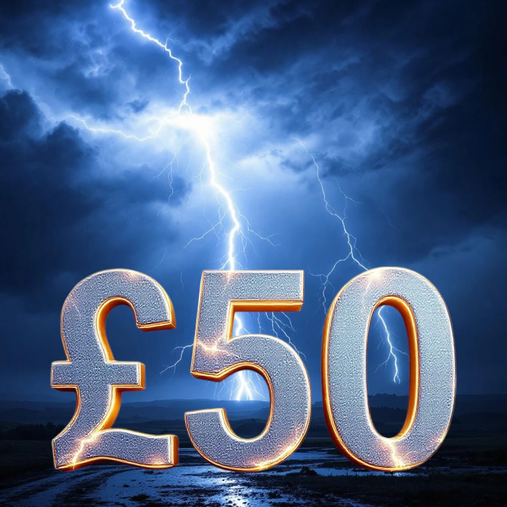 ⚡  £50