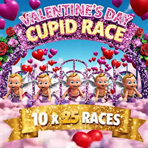 CUPIDS 10 X £25 ULTIMATE RACES + 25 X £10 INSTANT WINS