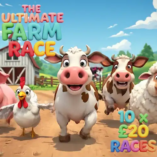 THE ULTIMATE FARM RACE 10 X £20 RACES + INSTANT WINS