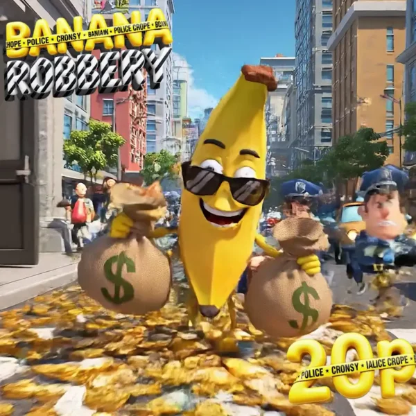 Banana Robbery - Cash Heist! £3000 instant wins + £50 main prize for just 20p!