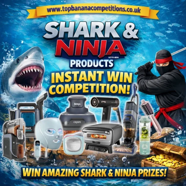 Ninja🥷 Shark 🦈- Over £4000 worth of Prizes!
