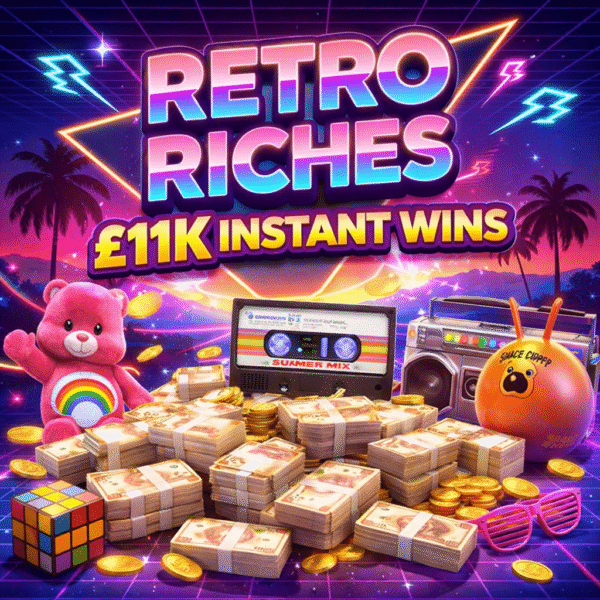 Retro Riches ✨ £11,000 Instant Wins